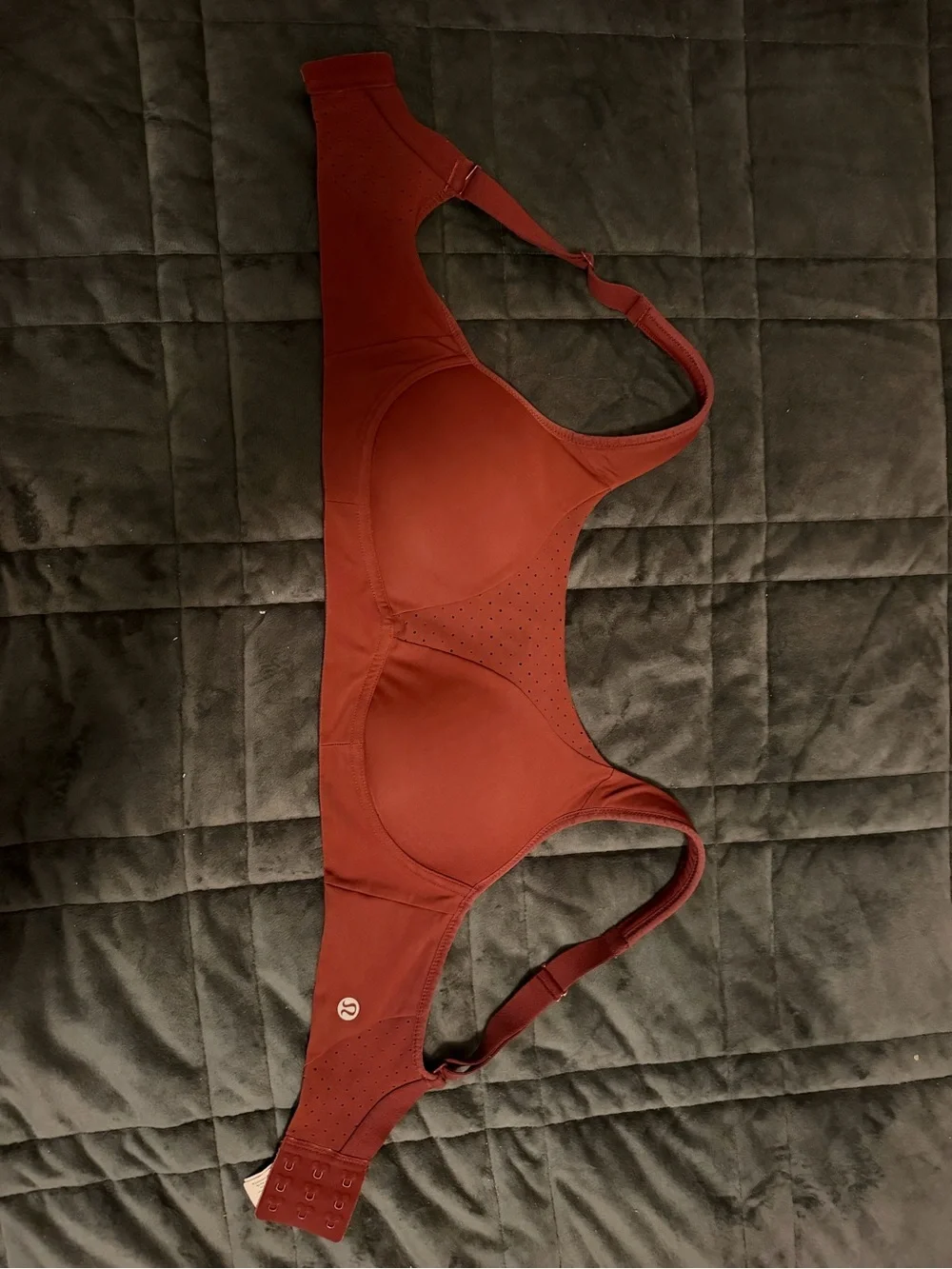 lululemon athletica Burnt Red Adjustable Support Sports Bra